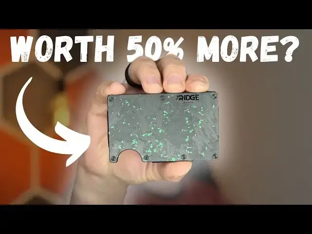 'Video thumbnail for Ridge Carbon Fiber Wallet Review (Worth the HIGH COST?)'