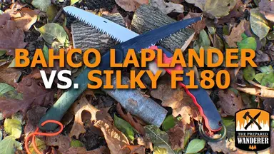 'Video thumbnail for Bahco Laplander Vs Silky F180'