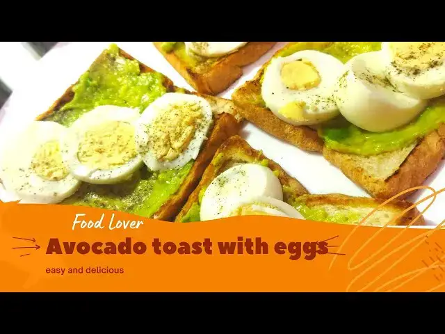 'Video thumbnail for Quick 10 minute breakfast /avocado toast /toasted bread'
