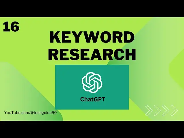 'Video thumbnail for Keyword Research Using AI / ChatGPT | Blogging Mastery Course'