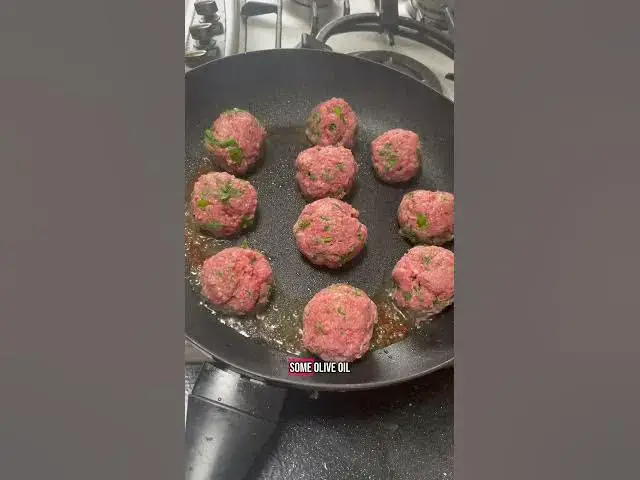 'Video thumbnail for Swedish meatballs with brandy cream sauce #recipe'