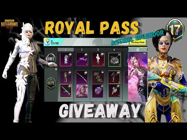 'Video thumbnail for M17 royal pass final rewards | UC giveaway start on 1k subscribers'