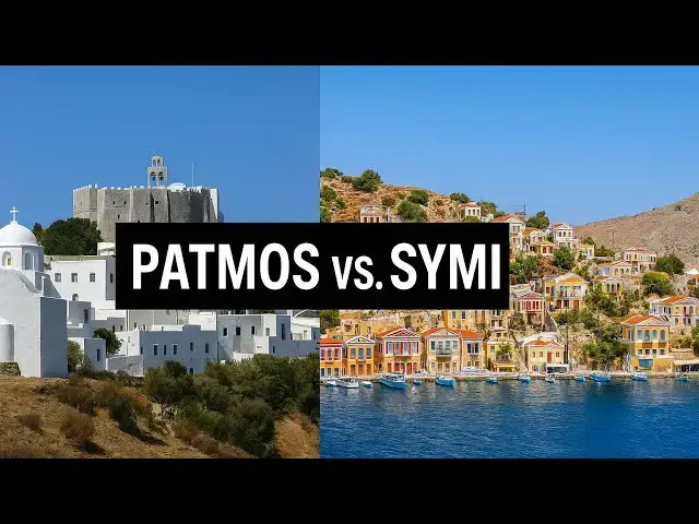 'Video thumbnail for Patmos vs  Symi: Spiritual Retreat or Picturesque Escape'