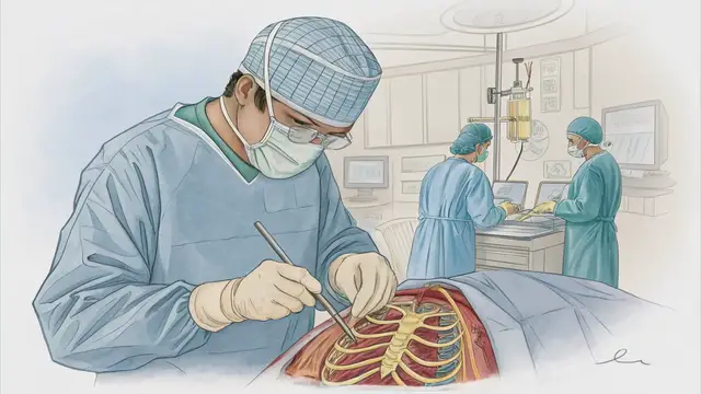 'Video thumbnail for Mediastinal Exploration and Delayed Chest Closure: Key Techniques in Thoracic Surgery'