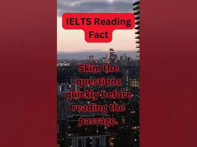 'Video thumbnail for IELTS Reading Tip'