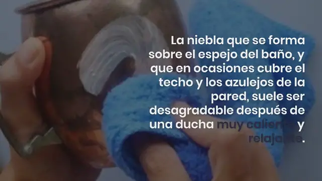 'Video thumbnail for ¿Cómo deshacerse de la niebla en el espejo del baño? 3 consejos simples y efectivos:'