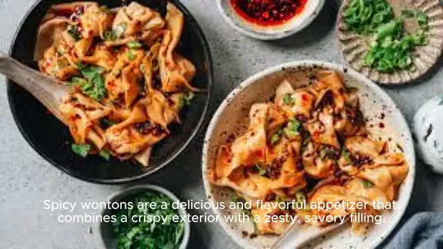 'Video thumbnail for Spicy Wontons Recipe'