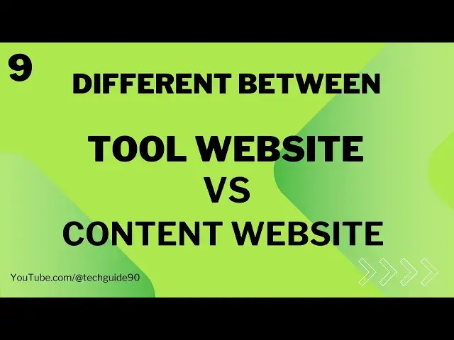 'Video thumbnail for Different Between Tool Website and Content Website | Blogging Mastery Course'