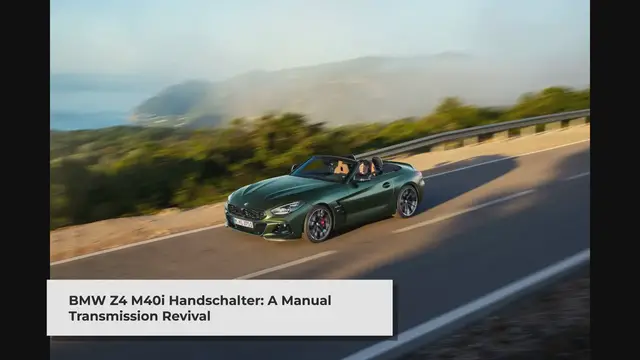 'Video thumbnail for BMW G29 Z4 M40i Handschalter – Car Review'