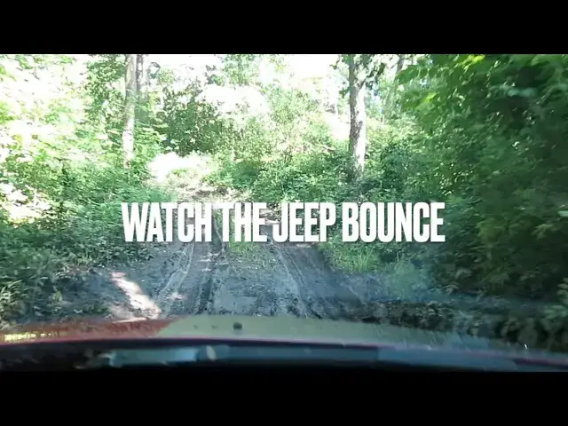 'Video thumbnail for 2018 Jeep Compass bouncing on an offroad trail'