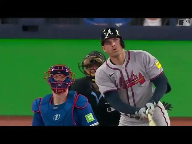 'Video thumbnail for Austin Riley SLUGS a Two-Run Home Run! | 3rd HR of 2025 | Atlanta Braves | 04/14/2025'