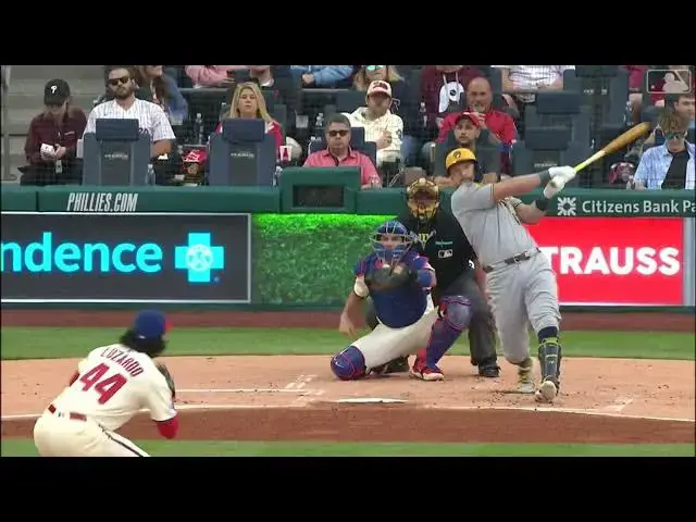 'Video thumbnail for Rhys Hoskins CLOBBERS a Three-Run Home Run! | 8th HR of 2025 | Milwaukee Brewers | 05/31/2025'