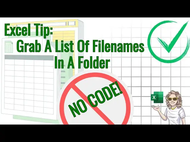 'Video thumbnail for The No-Code Way to List All Files Using Power Query Excel Tip'