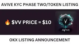 'Video thumbnail for #AviveLaunch: How to withdraw #Avive tokens—Everything Explained!!!'