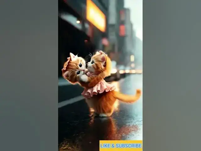 'Video thumbnail for Cute cats enjoying in rain #shorts #shortsfeed #catshorts'