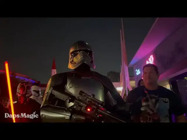 'Video thumbnail for Captain Phasma | Disneyland After Dark: Star Wars Nite 2025 4K'