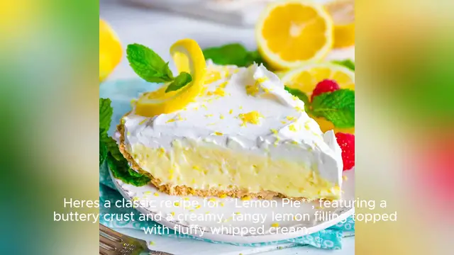 'Video thumbnail for lemon pie recipe'