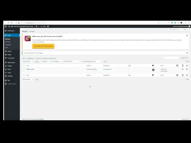 'Video thumbnail for How to restore deleted posts and pages In WordPress'