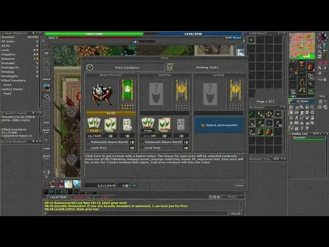 'Video thumbnail for Rubinot: Como funciona o sistema de Prey e Hunting Tasks'