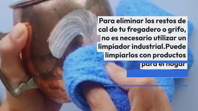 'Video thumbnail for ¿Cómo limpiar las manchas de cal del grifo para que luzca como nuevo? 2 consejos simples y efectivos:'