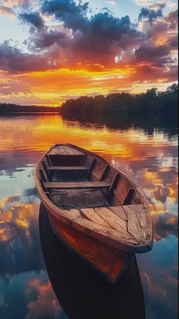 'Video thumbnail for sunset boat wallpaper'
