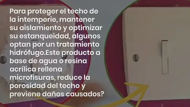 'Video thumbnail for Aquí le mostramos cómo hacer una impermeabilización casera para proteger su techo de la lluvia:'