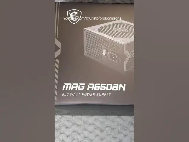 'Video thumbnail for MSI MAG A650BN Unboxing'