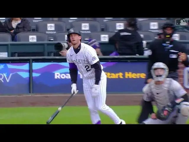 'Video thumbnail for Ryan McMahon CRUSHES a Two-Run Home Run! | 4th HR of 2025 | Colorado Rockies | 05/07/2025'