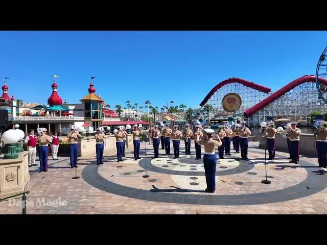 'Video thumbnail for 1st Marine Division Band | Paradise Gardens Park | Disneyland Resort 2025 4K'