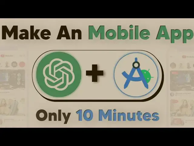 'Video thumbnail for How To Create An Android App Using Chatgpt'