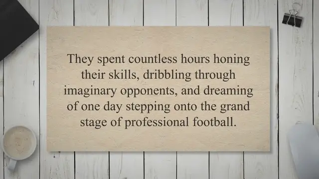 'Video thumbnail for From Childhood Dreams to Football Passion: The Inspiring Journey of Football Stars'