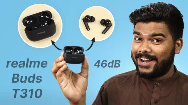 'Video thumbnail for TWS With 46dB Hybrid ANC & Dual Device Connection | realme Buds T310 Review'