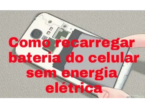 'Video thumbnail for Como Recarregar a Bateria Do Celular Sem Energia Elétrica'