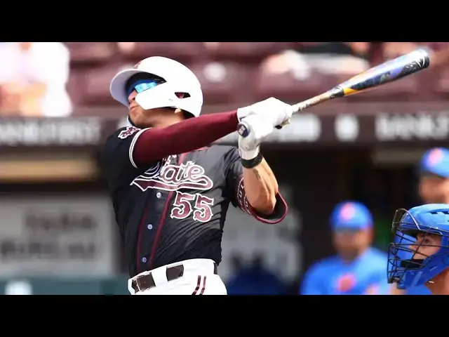 'Video thumbnail for Joe Powell 2025 College Baseball Highlights! | Mississippi State Bulldogs'