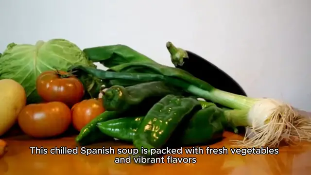 'Video thumbnail for gazpacho recipe'