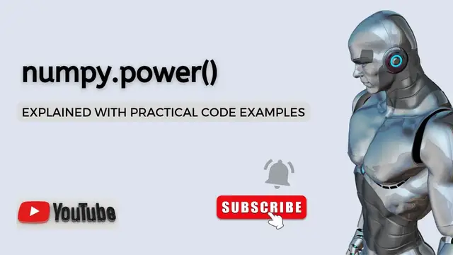 'Video thumbnail for Python Numpy Power Function Explained | Python Tutorial'