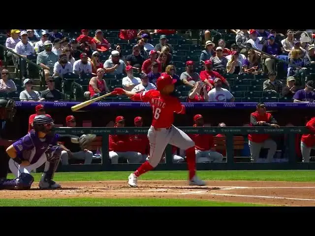 'Video thumbnail for Noelvi Marte CRUSHES a Two-Run Home Run! | 3rd HR of 2025 | Cincinnati Reds | 04/26/2025'